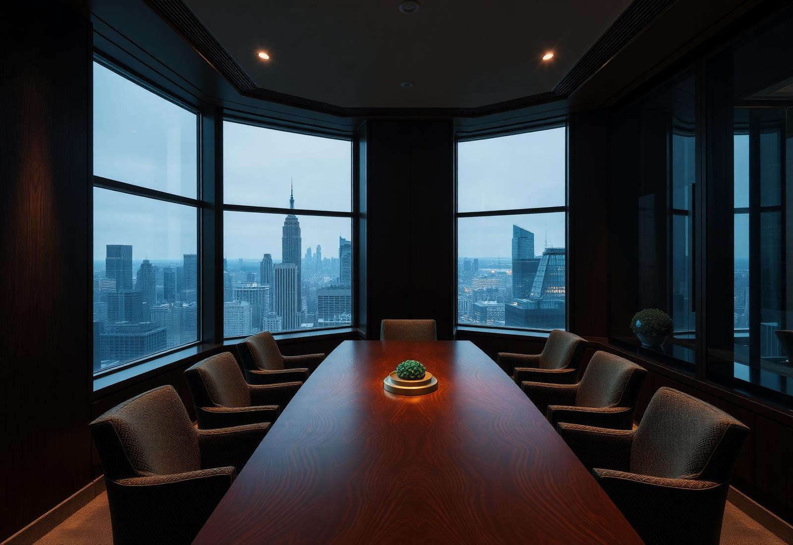Private Manhattan advisory conference room
